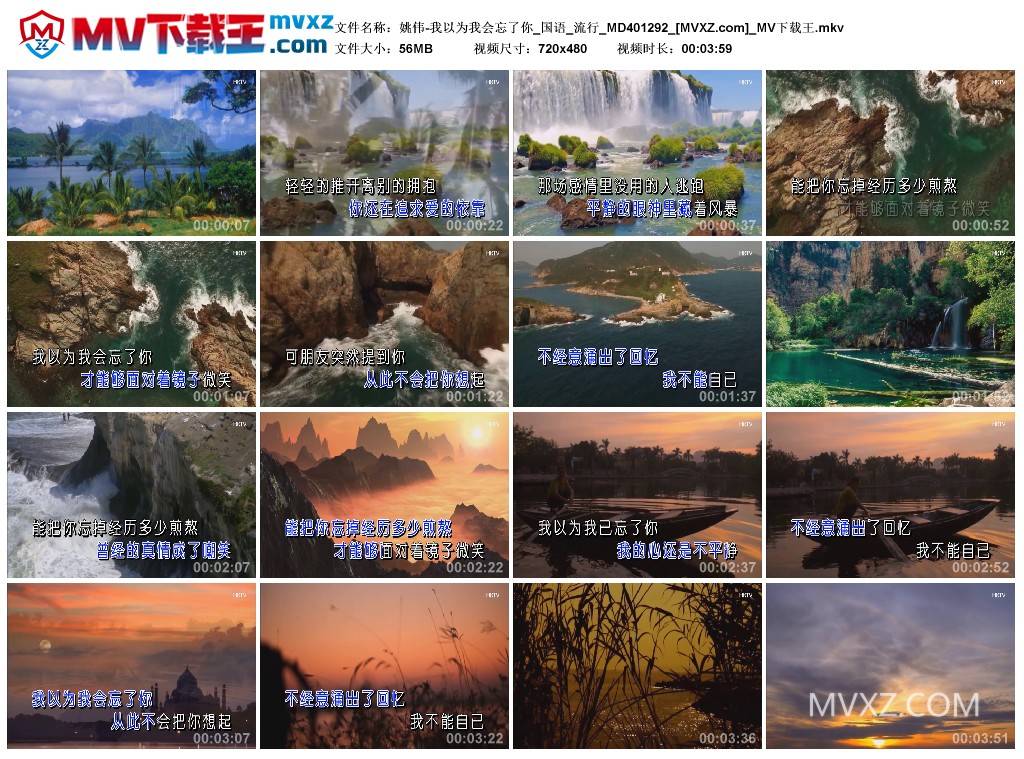 姚伟-我以为我会忘了你_国语_流行_MD401292
